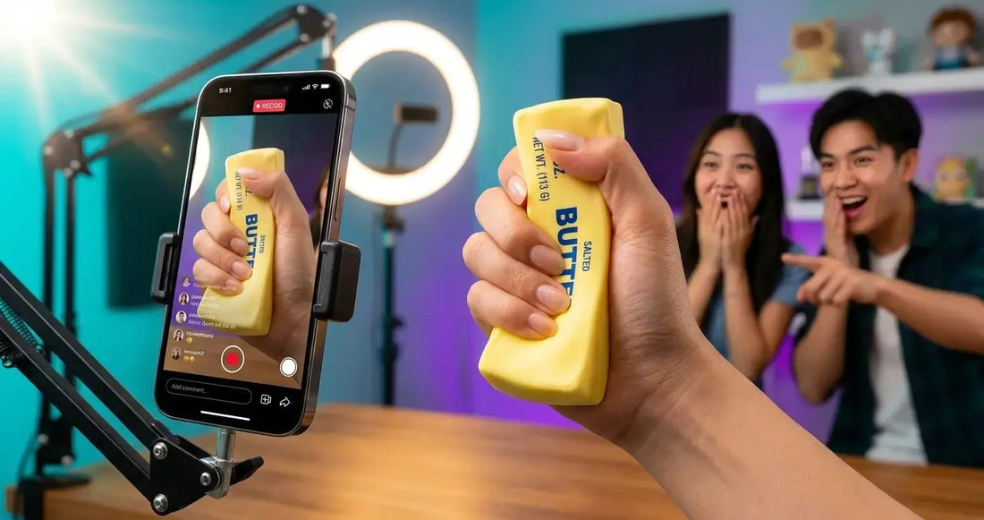 Butter squishy viral TikTok trend and social media popularity